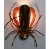 1970’Applique Eclairante A la Cigale en Bronze Doré et Agates Style Duval Brasseur Ou Isabelle Faure 25 X 35 cm | Biron 1970’Applique Eclairante A la Cigale en Bronze Doré et Agates Style Duval Brasseur Ou Isabelle Faure 25 X 35 cm
