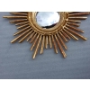1950/70 ‘ Miroir soleil Convexe, Bois Doré Diamètre 68 cm | Biron 1950/70 ‘ Miroir soleil Convexe, Bois Doré Diamètre 68 cm