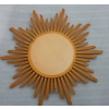 1950/70 ‘ Miroir soleil Convexe, Bois Doré Diamètre 68 cm | Biron 1950/70 ‘ Miroir soleil Convexe, Bois Doré Diamètre 68 cm