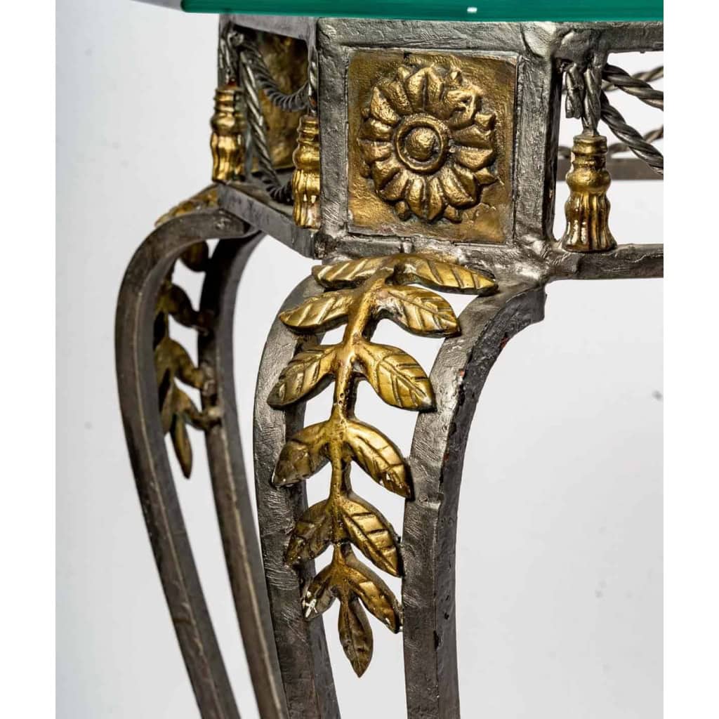 Console en fer forgé, XXème siècle