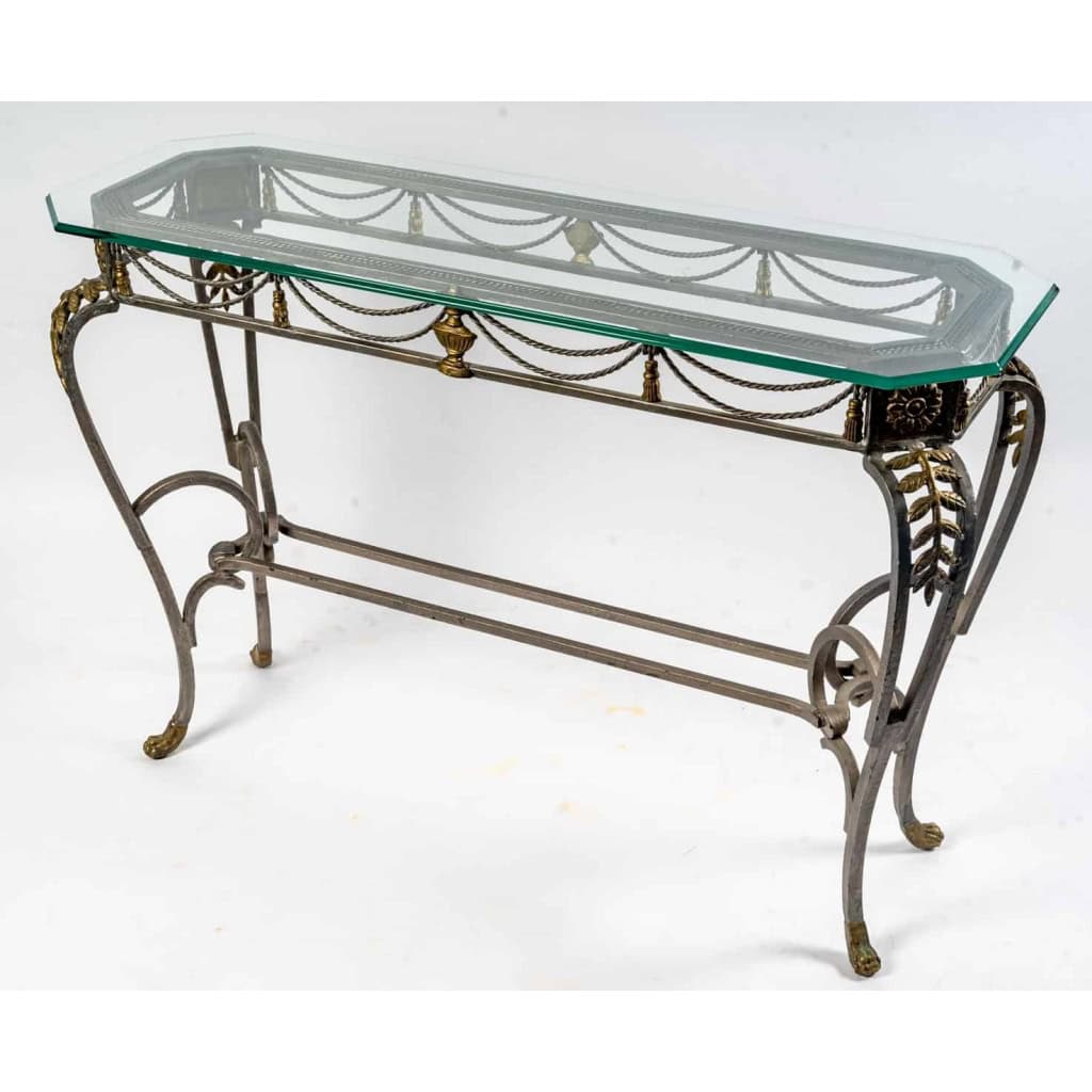Console en fer forgé, XXème siècle