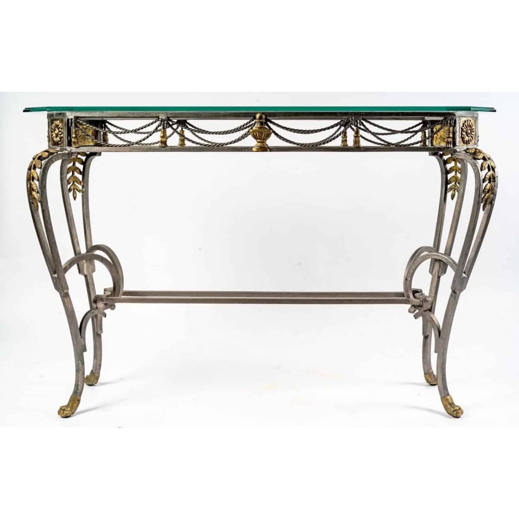 Console en fer forgé, XXème siècle