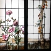 Vitrail vitraux Oiseaux et fleurs | Biron Vitrail vitraux Oiseaux et fleurs