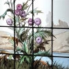 Vitrail vitraux Oiseaux et fleurs | Biron Vitrail vitraux Oiseaux et fleurs