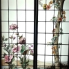 Vitrail vitraux Oiseaux et fleurs | Biron Vitrail vitraux Oiseaux et fleurs