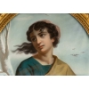 un trés grand pastel de l'école francaise du 19eme siècle .Allegorie de l'hiver