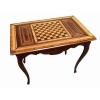 Table à jeux 18ème siècle de style Louis XV en noyer Travail Grenoblois | Biron Table à jeux 18ème siècle de style Louis XV en noyer Travail Grenoblois