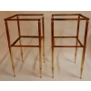 1950/70′ Paire de Bouts de Canapés Bronze, Style Maison Baguès 31 X 31 cm 11