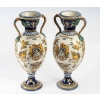 Paire de vases, Faïence de Gien | Biron Paire de vases, Faïence de Gien