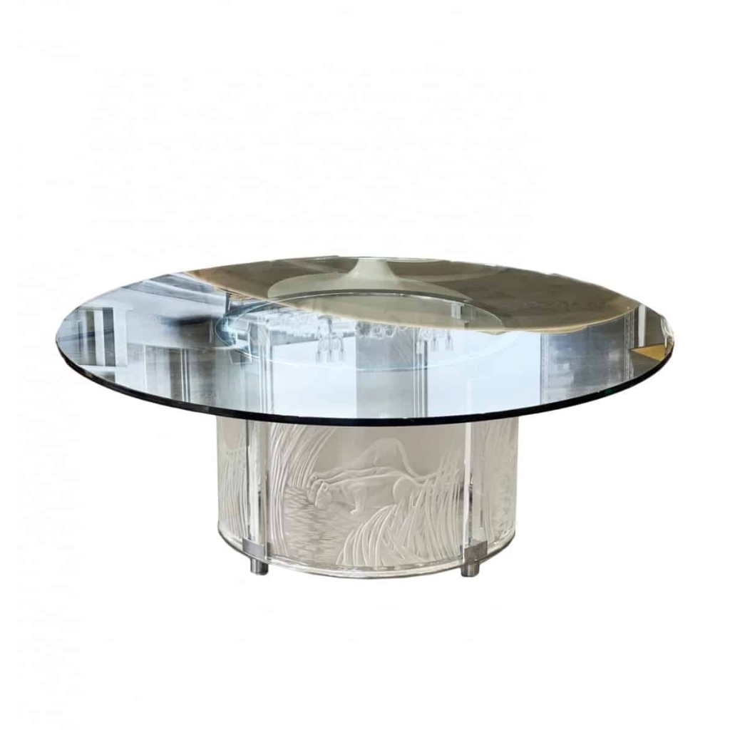 Marie Claude Lalique – Table 3 Lionnes | Biron ||