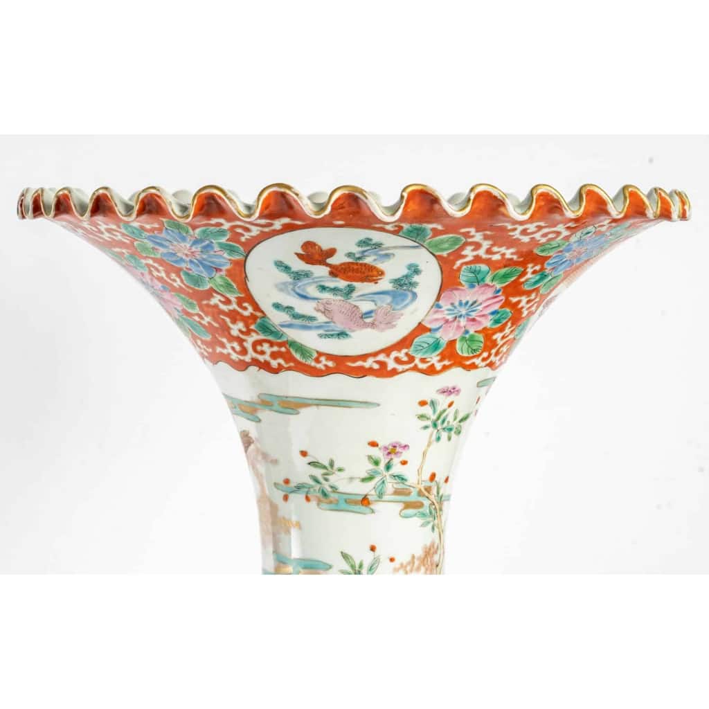 Paire de grands vases japonais, ère Meiji, circa 1900 | Biron Paire de grands vases japonais, ère Meiji, circa 1900