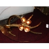 1970′ Table Basse Au Papillon Avec Ailes En Agates Dans Le Style De Duval Brasseur | Biron 1970′ Table Basse Au Papillon Avec Ailes En Agates Dans Le Style De Duval Brasseur