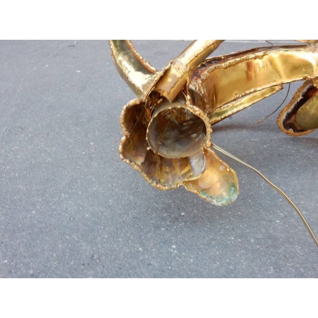 1970′ Table Basse Au Papillon Avec Ailes En Agates Dans Le Style De Duval Brasseur | Biron 1970′ Table Basse Au Papillon Avec Ailes En Agates Dans Le Style De Duval Brasseur