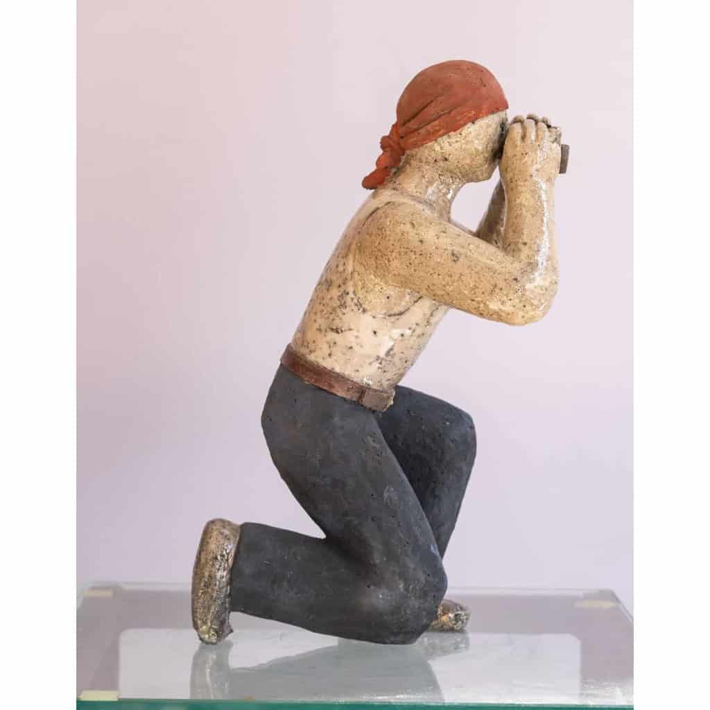 Sculpture en raku par CLEM – le photographe | Biron Sculpture en raku par CLEM - le photographe