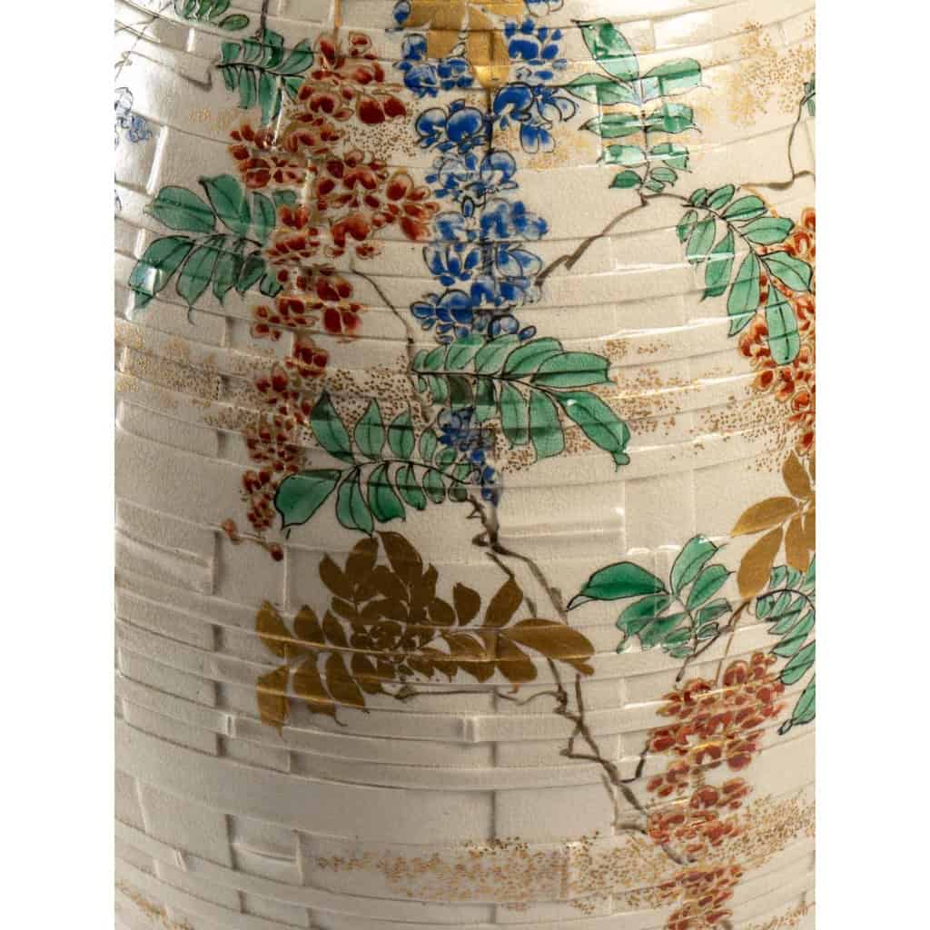 Paire de vase en céramique du Japon époque Meiji | Biron Paire de vase en céramique du Japon époque Meiji