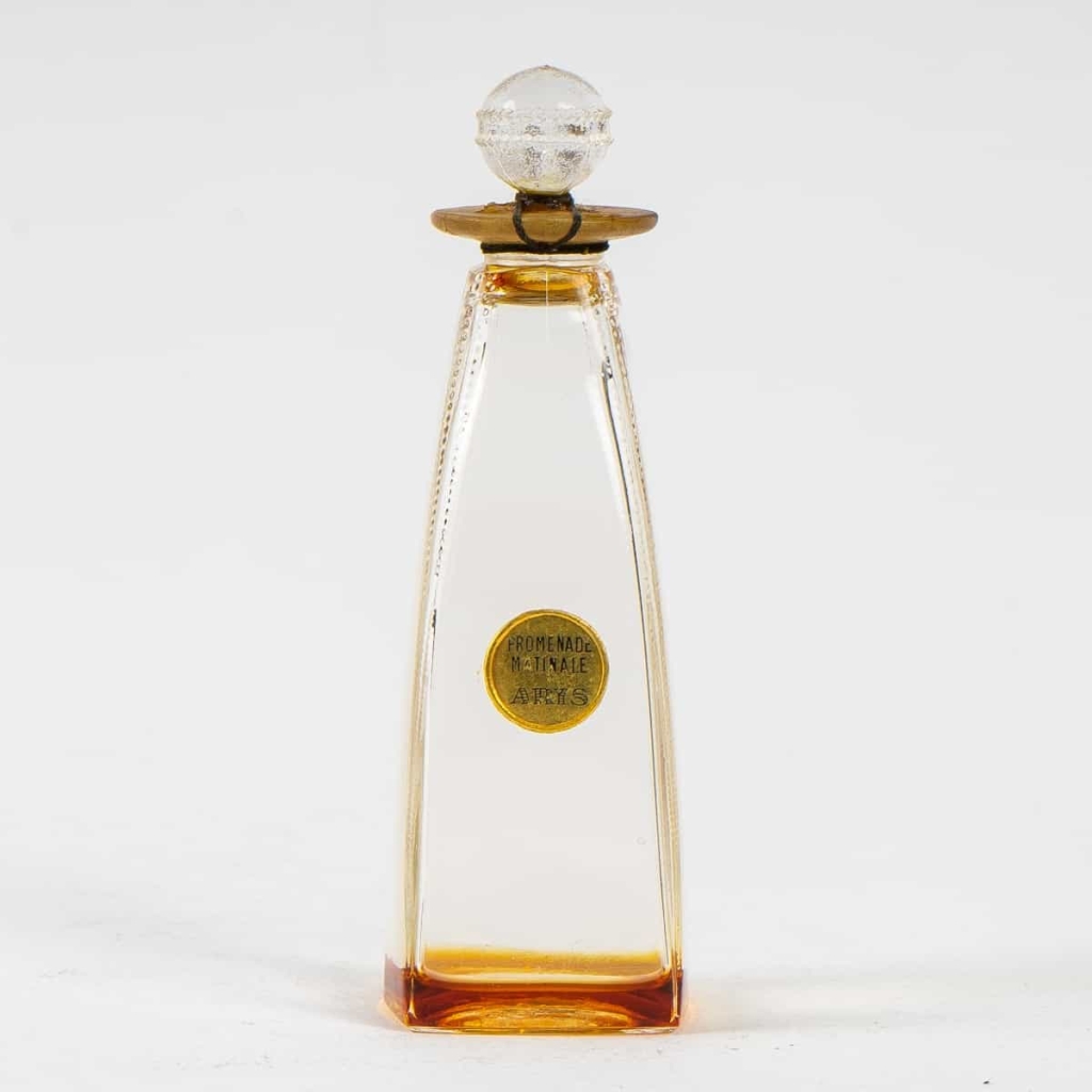 Flacon « Rien que du Bonheur » verre blanc de René LALIQUE pour ARYS | Biron ||||||