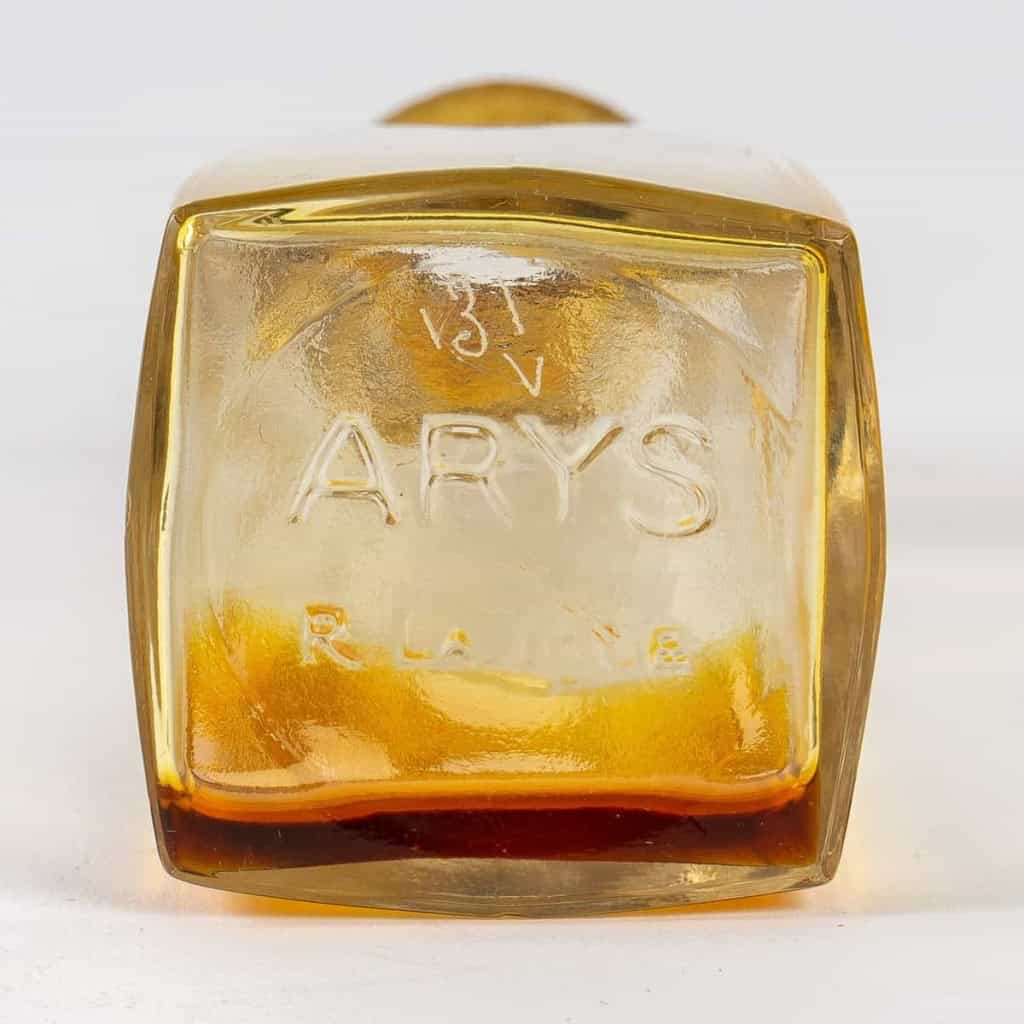 Flacon « Rien que du Bonheur » verre blanc de René LALIQUE pour ARYS | Biron Flacon "Rien que du Bonheur" verre blanc de René LALIQUE pour ARYS
