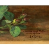 Justin Jules Claverie (1859 - 1932) : Bouquet de roses.