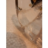 1950/70 Paire de Bougeoirs Photophores Baccarat Signés, Tors