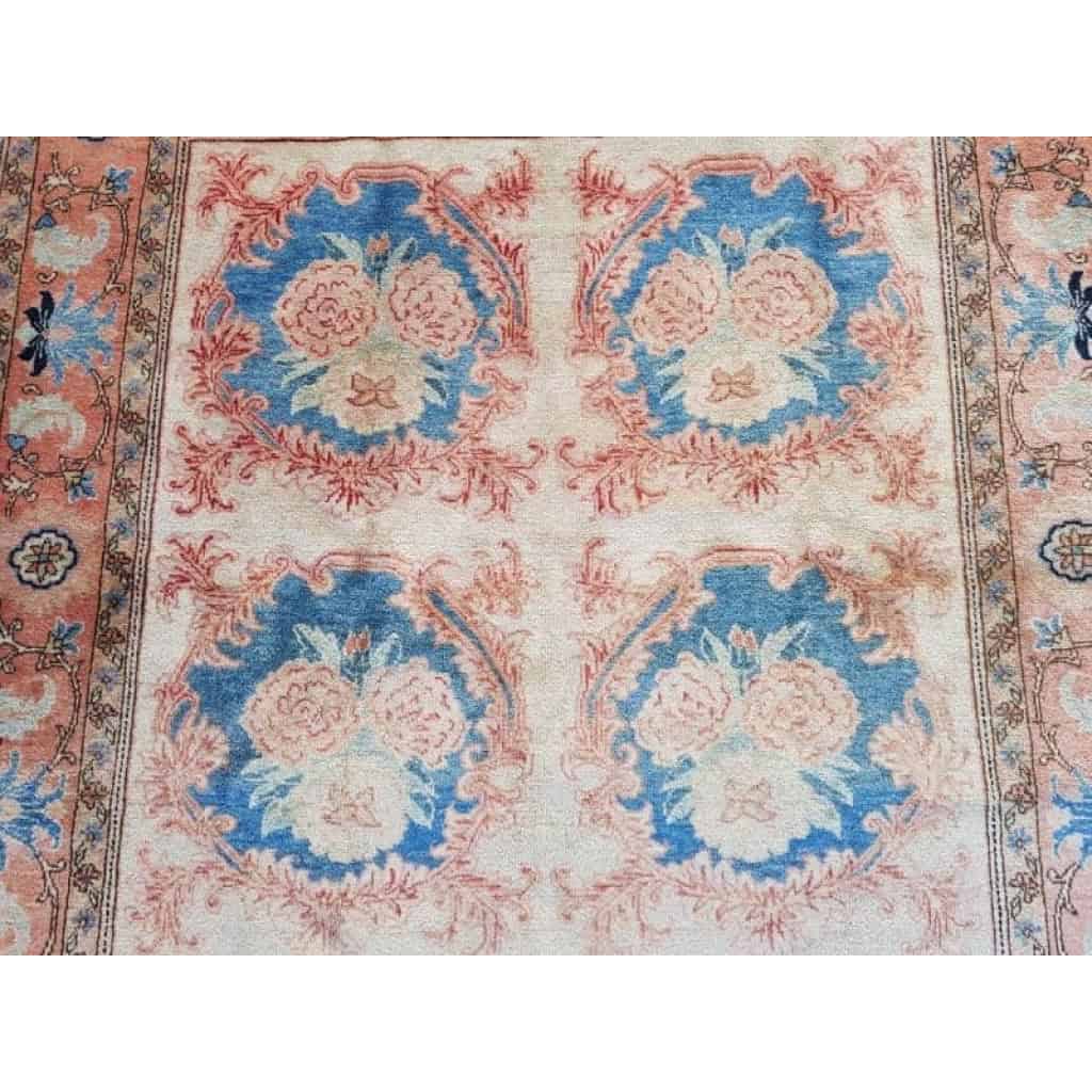 Tapis Heriz Au Bouquet De Fleurs – Laine Kork – Vers 1960 Iran | Biron Tapis Heriz Au Bouquet De Fleurs - Laine Kork - Vers 1960 Iran