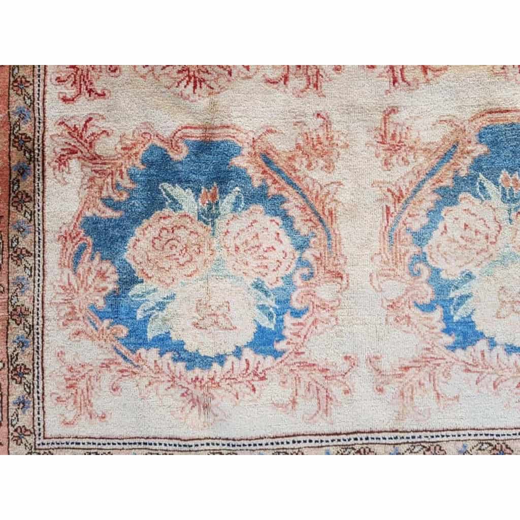 Tapis Heriz Au Bouquet De Fleurs – Laine Kork – Vers 1960 Iran | Biron Tapis Heriz Au Bouquet De Fleurs - Laine Kork - Vers 1960 Iran