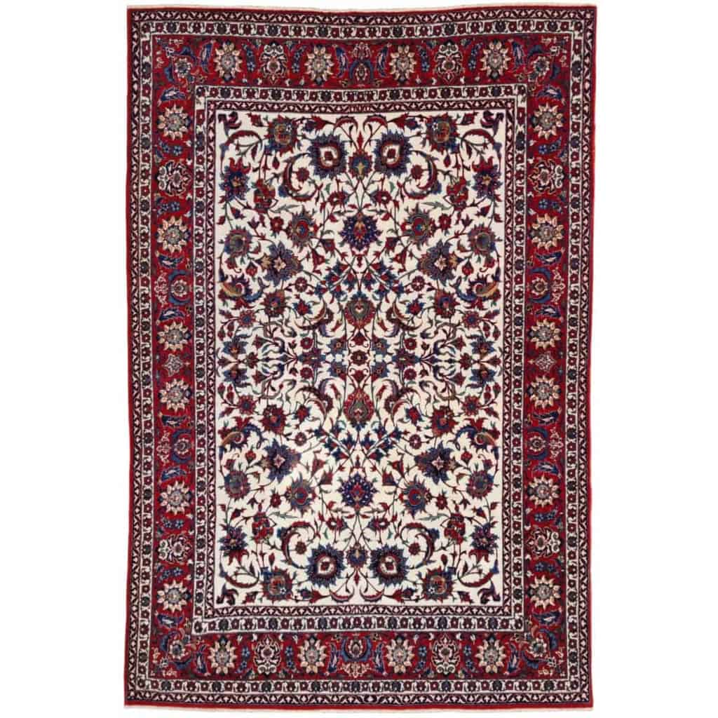Tapis Ispahan Laine Et Trame Soie – Epoque Du Shah Vers 1950 | Biron ||||||||