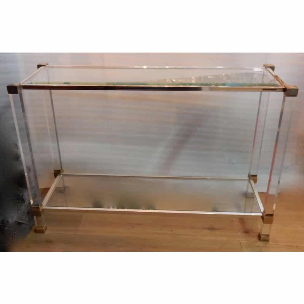 1970′ Console Altuglas Signée Pierre Vandel 113 X 38 X H 75 cm | Biron |||||