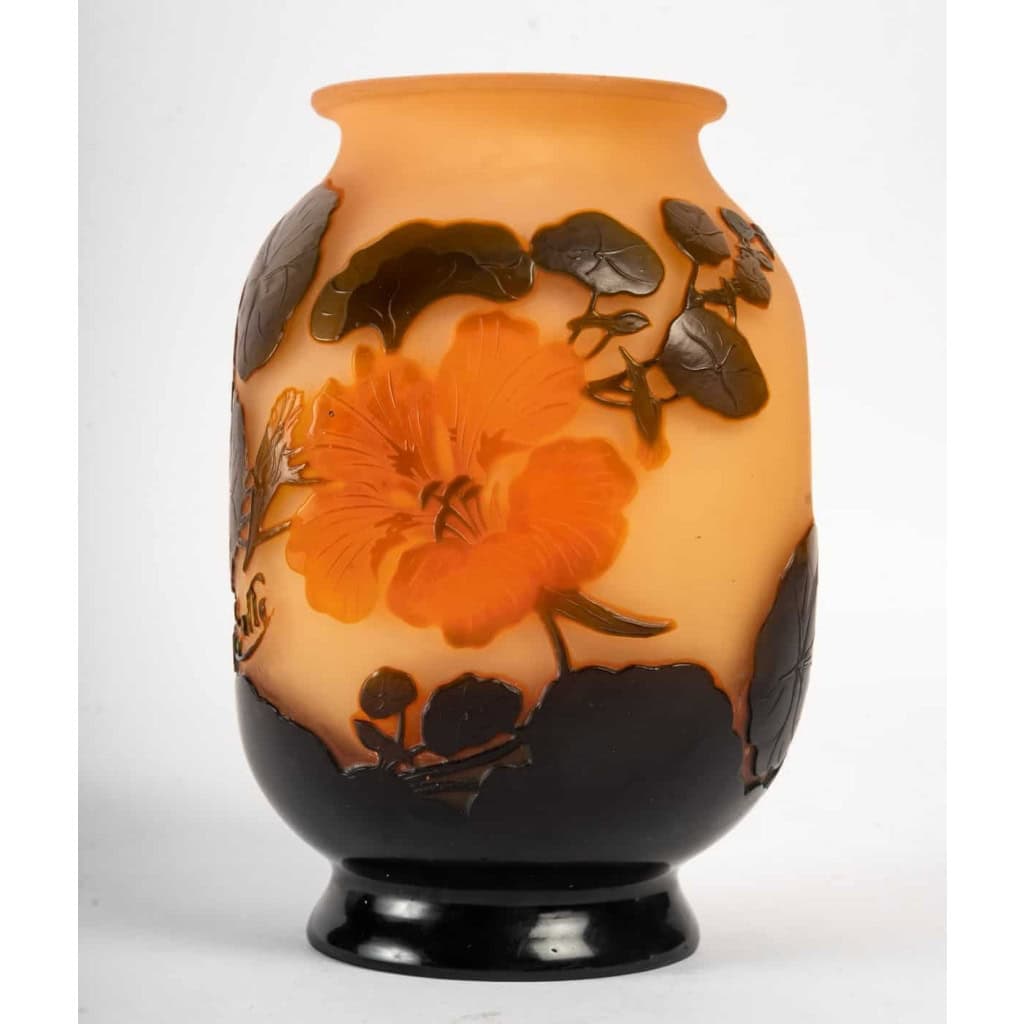 Vase Gallé, Décor floral | Biron Vase Gallé, Décor floral