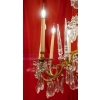 Grand lustre à 10 bras de lumière attribué à Bagues, début XXème siècle