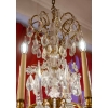 Grand lustre à 10 bras de lumière attribué à Bagues, début XXème siècle