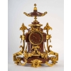 Garniture de cheminée en marbre et bronze bien ciselé et doré travail d’époque Napoléon III | Biron Garniture de cheminée en marbre et bronze bien ciselé et doré travail d’époque Napoléon III