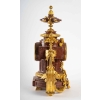 Garniture de cheminée en marbre et bronze bien ciselé et doré travail d’époque Napoléon III | Biron Garniture de cheminée en marbre et bronze bien ciselé et doré travail d’époque Napoléon III