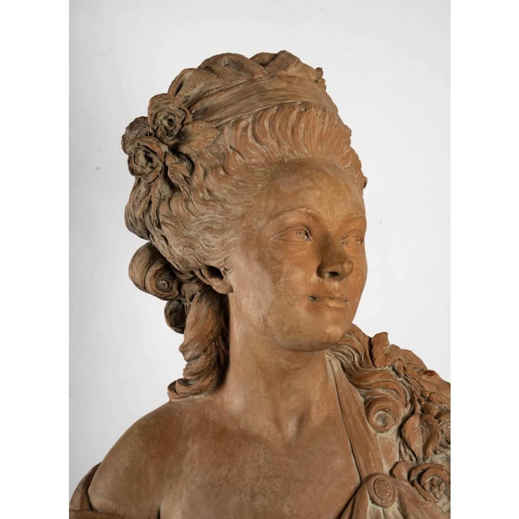 Buste de femme en terre cuite | Biron Buste de femme en terre cuite