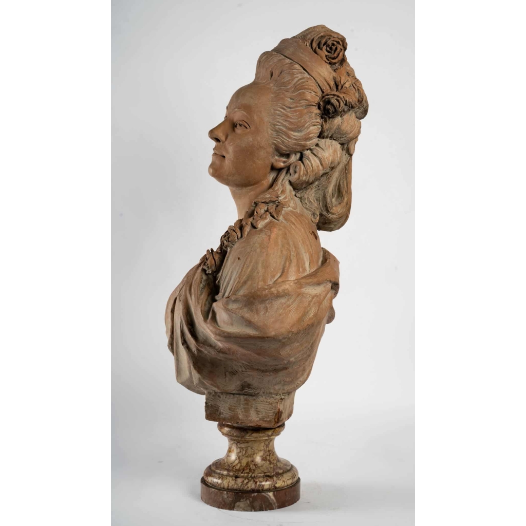 Buste de femme en terre cuite | Biron Buste de femme en terre cuite
