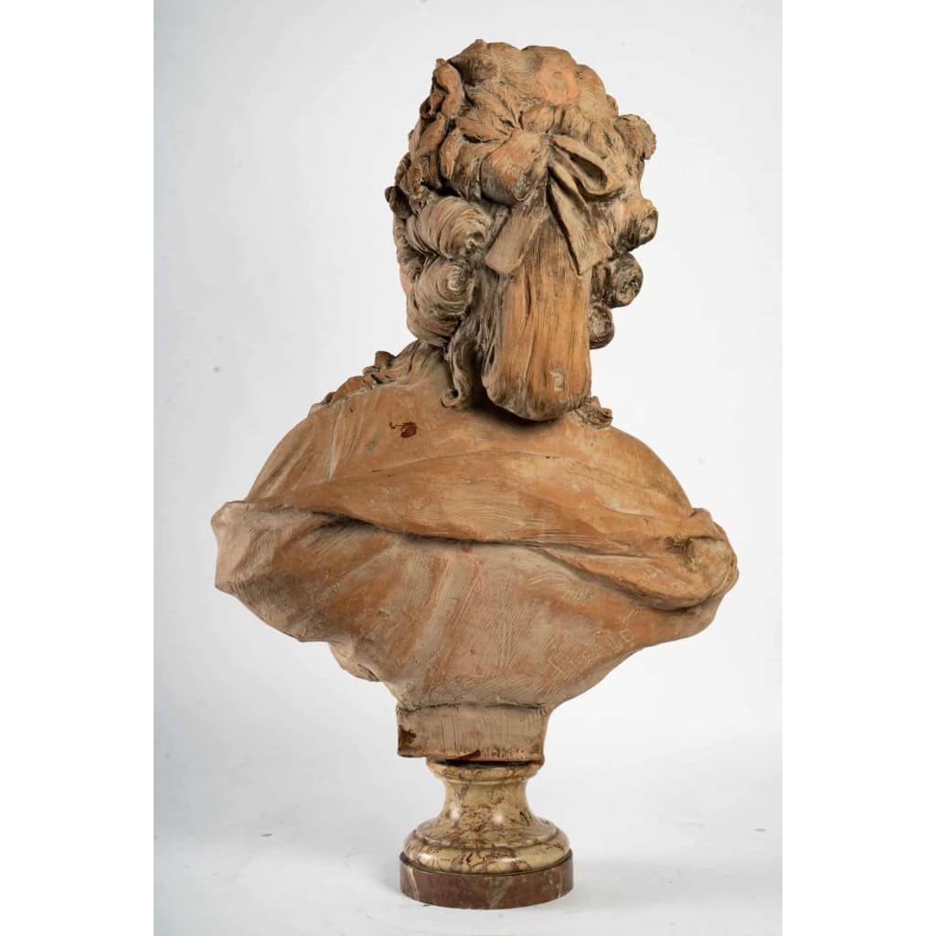 Buste de femme en terre cuite | Biron Buste de femme en terre cuite