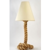 Paire de Lampes en corde Audoux et Minet des années 1950 | Biron Paire de Lampes en corde Audoux et Minet des années 1950
