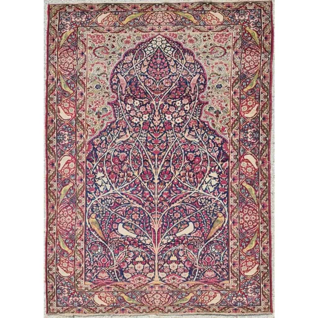 Tapis Kirman Laver Laine Kork Iran Vers 1870 | Biron |||||||