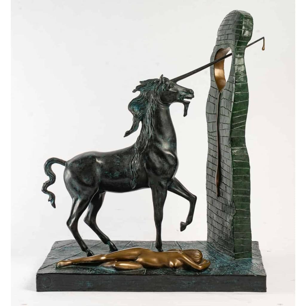 Sculpture de Dali « La licorne » Bronze | Biron |||||||||||||