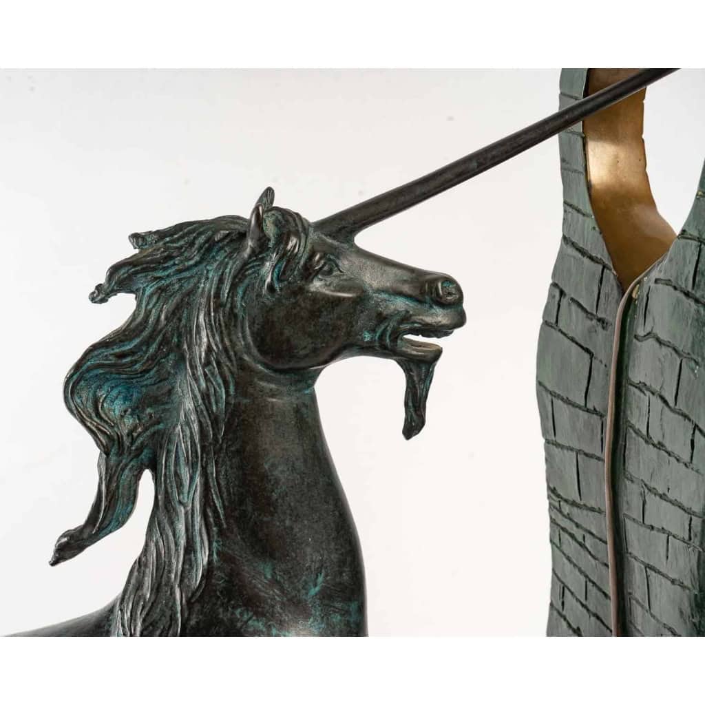 Sculpture de Dali « La licorne » Bronze | Biron Sculpture de Dali "La licorne" Bronze