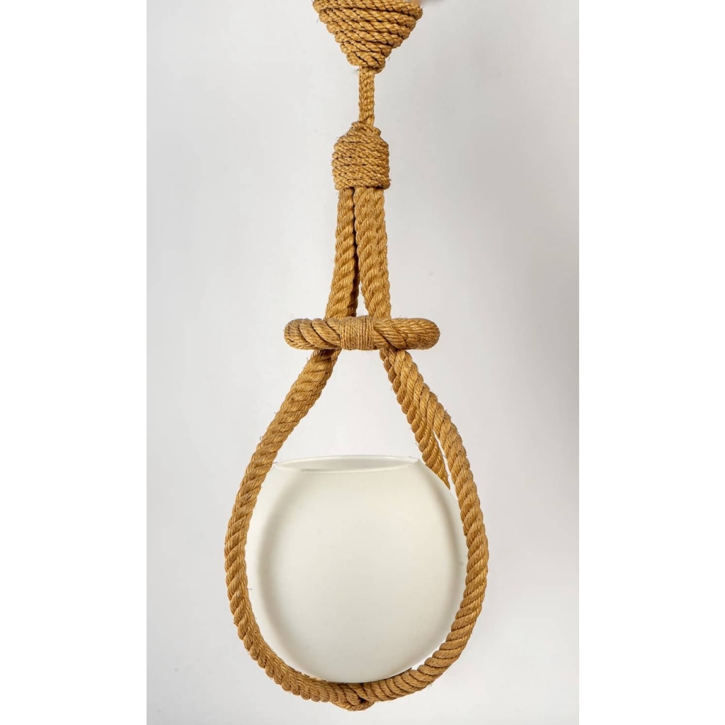 Suspension en Corde Audoux Minet 1950 | Biron Suspension en Corde Audoux Minet 1950
