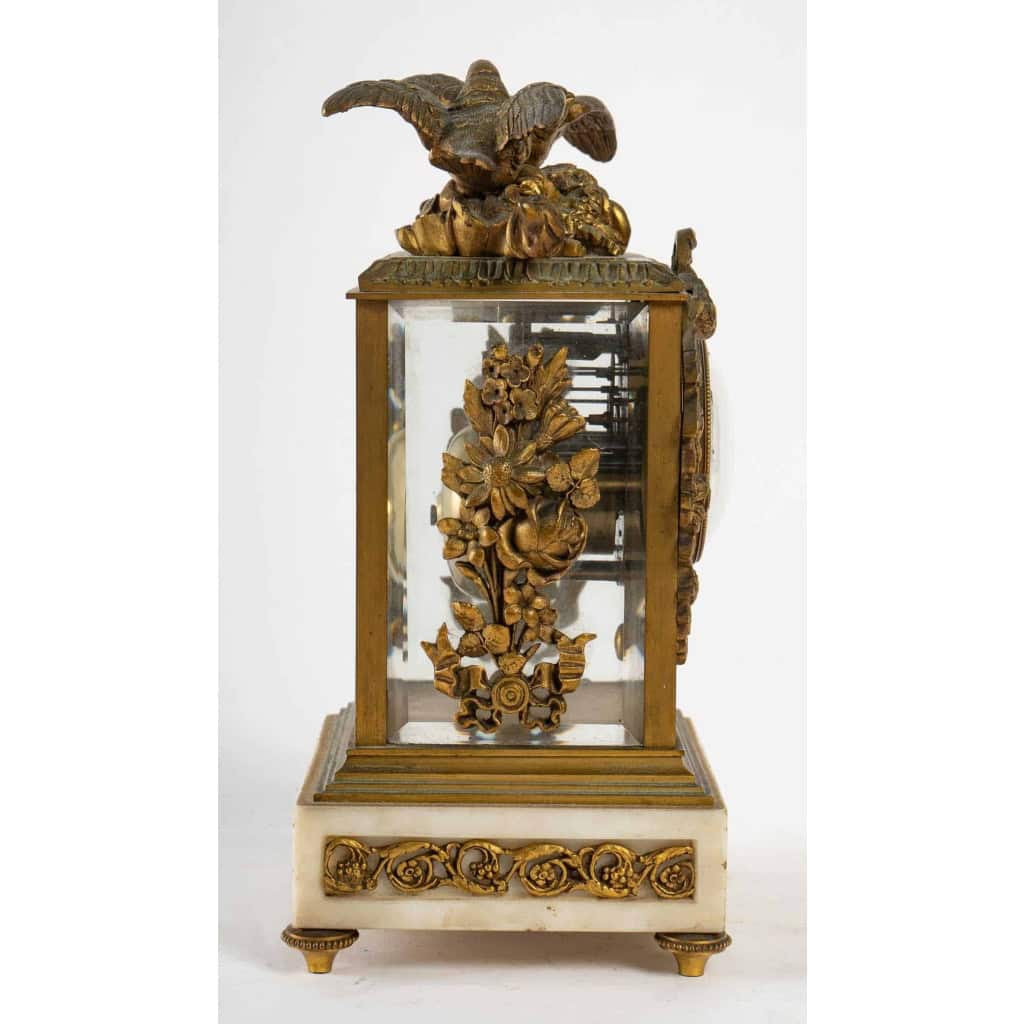 Pendule à oiseaux, fin XIXème siècle | Biron Pendule à oiseaux, fin XIXème siècle