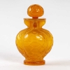 Flacon « N°7 » medium taille verre butterscotch de Marc LALIQUE pour MORABITO | Biron Flacon "N°7" medium taille verre butterscotch de Marc LALIQUE pour MORABITO