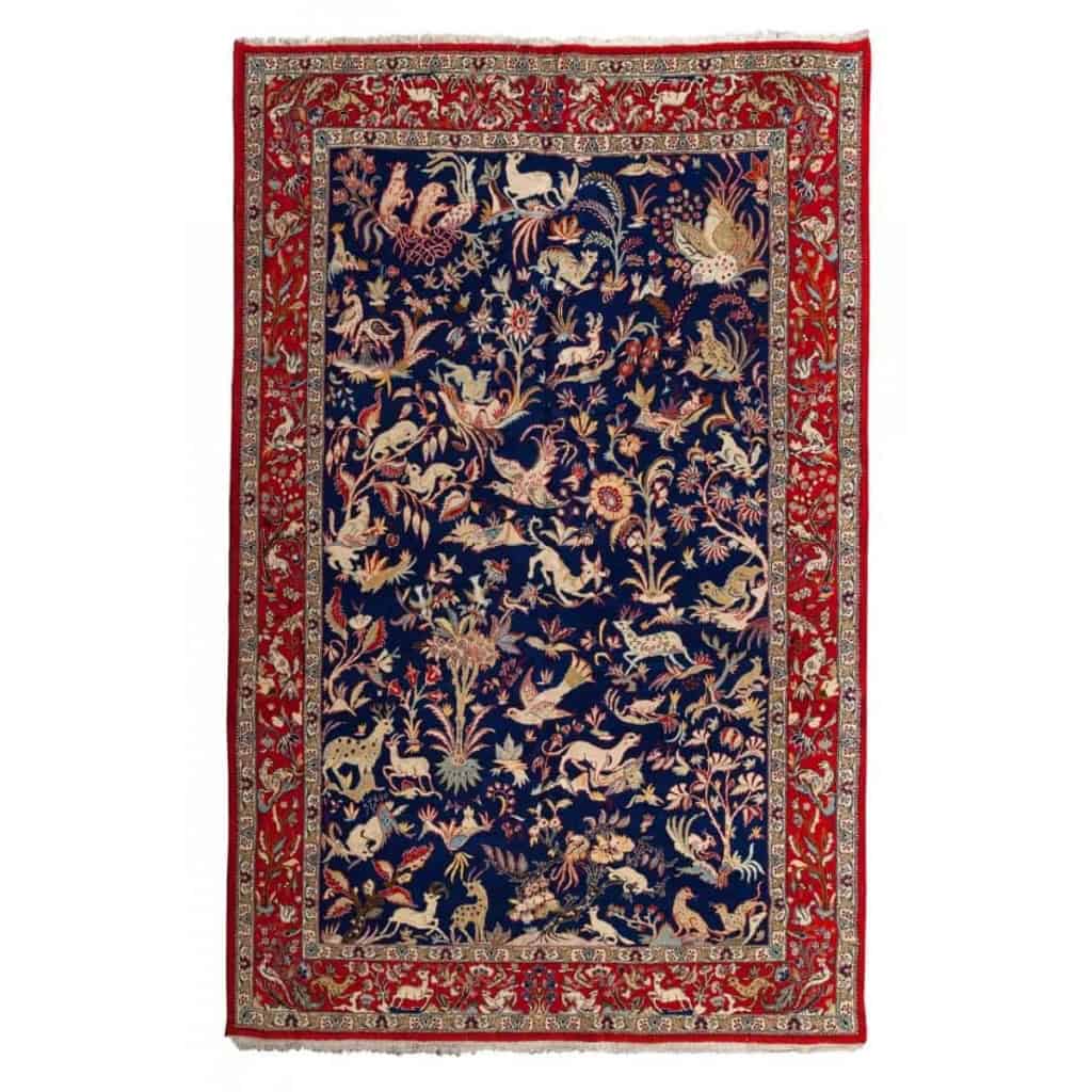 Grand Tapis en Laine Kork Ghoum – Perse Vers 1950 | Biron |||||||||