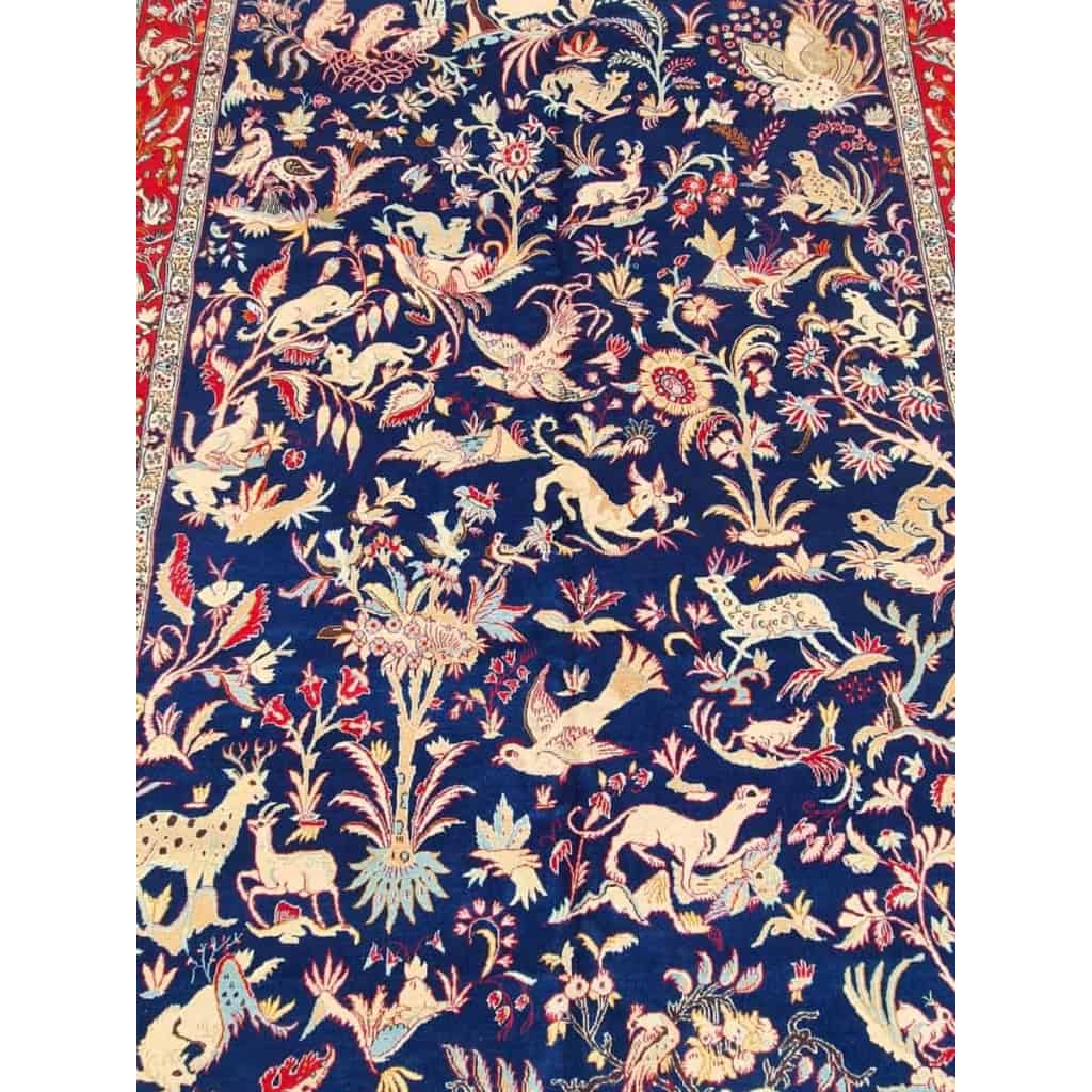 Grand Tapis en Laine Kork Ghoum – Perse Vers 1950 | Biron Grand Tapis en Laine Kork Ghoum - Perse Vers 1950
