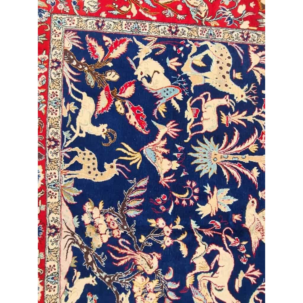 Grand Tapis en Laine Kork Ghoum – Perse Vers 1950 | Biron Grand Tapis en Laine Kork Ghoum - Perse Vers 1950