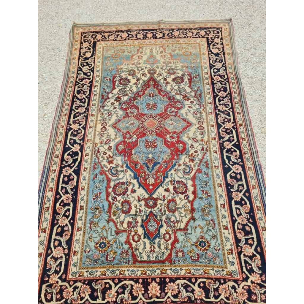 Tapis Kachan Mortachem – Laine Kork D’agneau – Iran 19ème Siècle | Biron Tapis Kachan Mortachem - Laine Kork D’agneau - Iran 19ème Siècle
