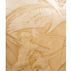 Vase « Archers » verre blanc patiné sépia de René LALIQUE | Biron Vase "Archers" verre blanc patiné sépia de René LALIQUE