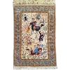 Tapis Laine et Soie Trame Soie Ispahan Iran Vers 1970 Epoque Du Shah | Biron |||||||||