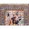 Tapis Laine et Soie Trame Soie Ispahan Iran Vers 1970 Epoque Du Shah | Biron Tapis Laine et Soie Trame Soie Ispahan Iran Vers 1970 Epoque Du Shah