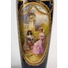 Paire de vases Bleu Sèvres signés. Fin XIXème | Biron Paire de vases Bleu Sèvres signés. Fin XIXème